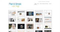 Desktop Screenshot of plainsimplewebdesign.com